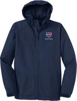 Hooded Charger Jacket, Navy